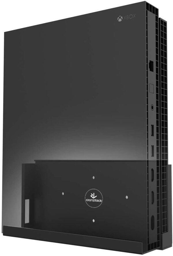 Monzlteck WX-X Wall Mount for Xbox ONE X, Near or Behind TV, Not Fit for Xbox One Original