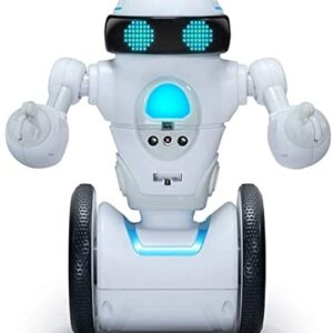WowWee MiP Arcade - Interactive Self-Balancing Robot - Play App-Enabled or Screenless Games with RC, Dancing & Multiplayer Modes - Includes Tray & Basketball Accessories - for Kids Ages 6 & Up (842)