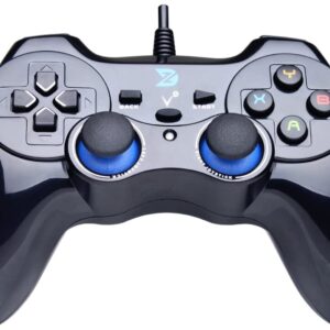 ZD-V+ USB Wired Gaming Controller Gamepad for PC/Laptop Computer(Windows XP/7/8/10) & PS3 & Android & Steam - [Black]