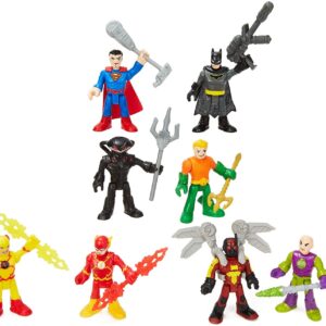 Fisher-Price Imaginext DC Super Friends Super-Hero Showdown Figure Set, 8-Pack