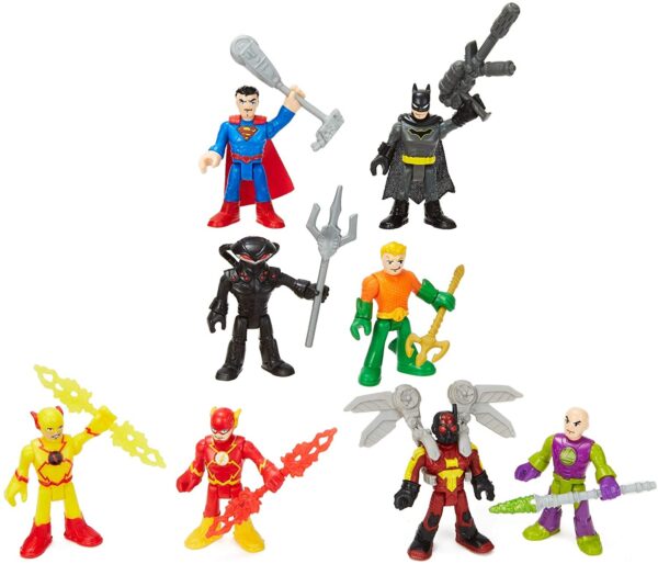 Fisher-Price Imaginext DC Super Friends Super-Hero Showdown Figure Set, 8-Pack