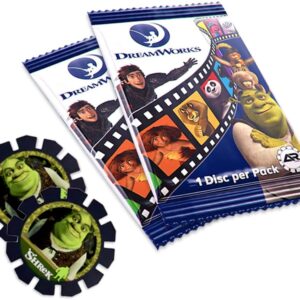 AR Discs Augmented Reality Collectible Discs (3 Pack) ? Mini Collectible Discs Toys to Bring DreamWorks Character to Life