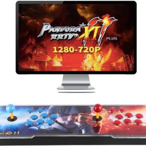 ?3003 Games in 1? Arcade Game Console ,Pandora Treasure 3D Double Stick,3003 Classic Arcade Game,Search Games,Support 3D Games,Favorite List, 4 Players Online Game,1280X720 Full HD Video Game (Yellow)