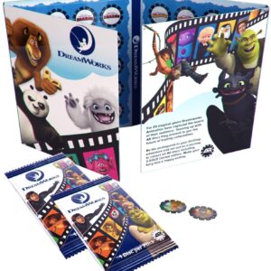 AR Discs Augmented Reality Collectible Discs ? Starter Pack (Collectors Folder with Pack of 2 Collectible Discs Toys to Bring DreamWorks Character to Life