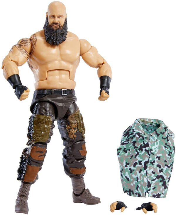 WWE Braun Strowman Elite Collection Series 86 Action Figure 6 in Posable Collectible Gift Fans Ages 8 Years Old and Up?