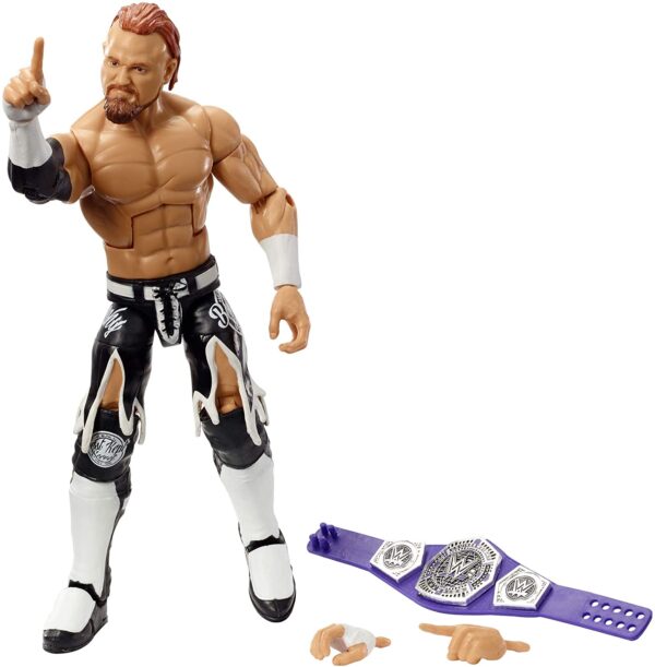 WWE Buddy Murphy Elite Series #72 Deluxe Action Figure with Realistic Facial Detailing, Iconic Ring Gear & Accessories