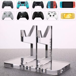 OAPRIRE Universal Controller Stand Holder - Fits Modern and Retro Game Controllers - Perfect Display and Organization - Limited Edition Handcrafted Controller Accessories with Crystal Texture