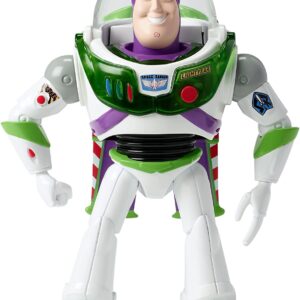 Disney Pixar Toy Story 4 Blast-Off Buzz Lightyear Figure, 7 in / 17.78 cm-Tall, with Lights, Phrases, Sounds and Pop-Out Wings, Gift for Kids 3 Years and Older [Amazon Exclusive]