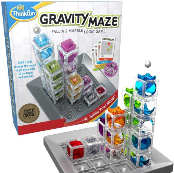 ThinkFun Gravity Maze Marble Run Brain Game and STEM Toy for Boys and Girls Age 8 and Up ? Toy of the Year Award Winner